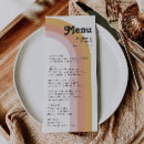 Search for pink and gold menus For her