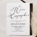 Search for cute engagement party invitations We're engaged