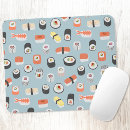 Search for food mouse mats sushi