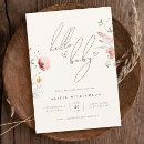 Search for boho chic baby shower Elegant script calligraphy