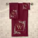 Search for burgundy and gold bath towels Modern