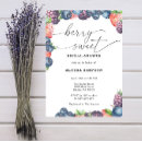 Search for blueberry bridal shower invitations Red