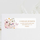 Search for butterfly return address labels Watercolor