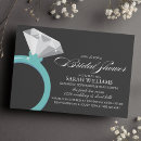 Search for diamond ring bridal shower invitations Elegant