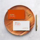 Search for orange business cards Classic