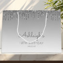 Search for silver glitter gift bags Glam