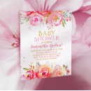 Search for blush baby girl shower invitations Girly