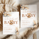 Search for neutral teddy bear baby shower invitations Pampas grass