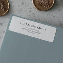 Search for families return address labels For her