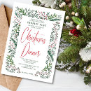 Search for stylish christmas invitations Botanical