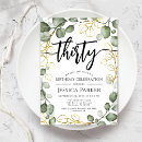 Search for eucalyptus birthday invitations Botanical