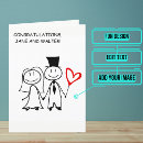 Search for funny wedding cards Congrats