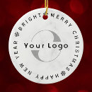 Search for company logo christmas tree decorations Black and white