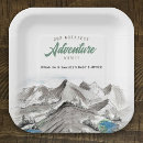 Search for mountain plates Forest baby shower
