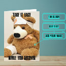 Search for teddy bear get well cards Feel better