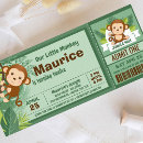Search for monkeys birthday invitations Boy