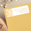 Search for stylish baby shower return address labels Boho bohemian
