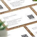 Search for simple plain white business cards Black and white