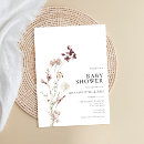 Search for watercolor greenery baby shower invitations Wildflower