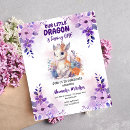 Search for purple 1st birthday invitations Magical
