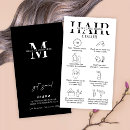 Search for hairstylist business cards Minimalist