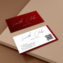 Search for maroon business cards Designer