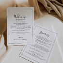 Search for welcome letter and itinerary weddings For her