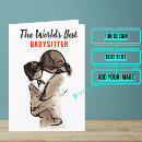 Search for babysitter cards Nanny