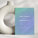Search for blue and green baby shower invitations Unique