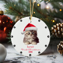 Search for maine coon christmas tree decorations Red