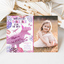 Search for three rex girl birthday invitations Pink dinosaur birthday