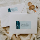 Search for pale teal return address labels Elegant