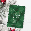 Search for plaid christmas invitations Elegant