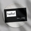 Search for hello business cards Modern