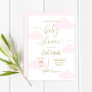 Search for pink cloud invitations Mother to be