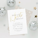 Search for white gold christmas invitations Minimalist