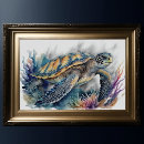Search for black white coral art Coastal