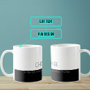 Search for lines mugs Black and white