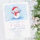 Search for snowman baby shower invitations Winter