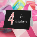 Search for 4 years old girl birthday cards Four