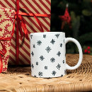 Search for black and white snowflake mugs Minimalist