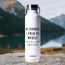 Search for funny sayings water bottles Typography