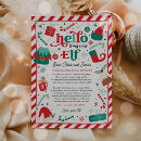 Search for elf invitations Elf arrival letter