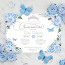 Search for light blue silver invitations Roses