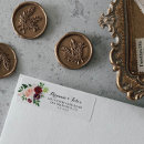 Search for black and purple return address labels For her