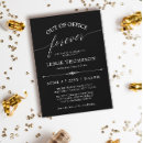 Search for black office invitations Retirement party