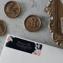 Search for dark gray wedding return address labels Bride