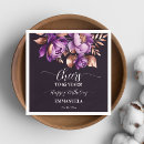 Search for purple and gold napkins Peony