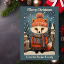 Search for red fox christmas cards Winter