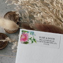 Search for purple and gold return address labels For her